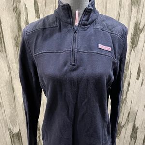 Vinyard Vines 3-quarter zip sweatshirt, Navy blue, size M